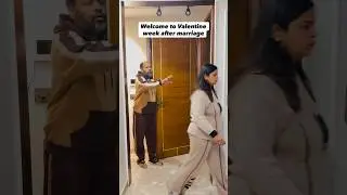 Marriage ke baad wala valentine 😂 #husbandwife #valentinesday #funny #comedy #relatable