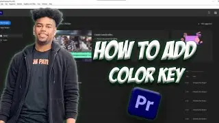 Premiere Pro: Adding color key (chroma key) effect