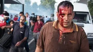 Inside A Riot At The Hungarian Border