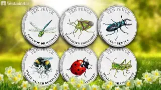 FIRST LOOK: The NEW Insect Wildlife 10p Coins