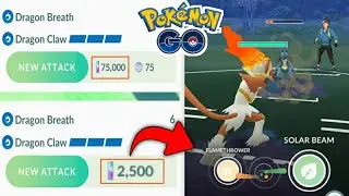 UNLOCK 2nd Charge Attack in very Less Stardust in Pokemon go 🤫. #shorts