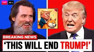 Джим Керри уморительно высмеивает Дональда Трампа в прямом эфире!