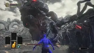 Dark Souls III Blue Man solo boss parry galore