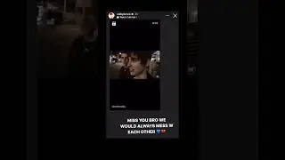 Colby Brock instagram story with Corey La Barrie 💔