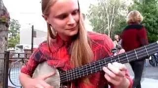 A street music train rolls into Chico's Thursday Night Market