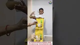4th class science... project name purification of water...❤️ #schoolactivities #sciencefacts