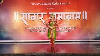 7th national competition (bharatanatyam) SAGAR SAMGAM at Visakhapatnam 