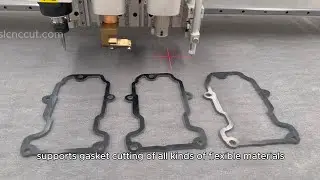 CNC Gasket Cutting Machine with oscillating knife#cnc #gasket #machine #rubber