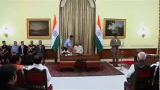 2019-Dr Virendra Kumar takes oath as Pro-tem Speaker of Lok Sabha