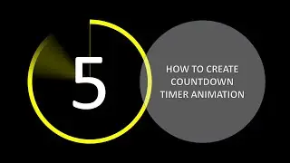 How to Create Countdown Timer Animation in PowerPoint Tutorial for beginner