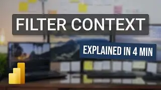 Power BI Filter Context in 4 Mintues | Evaluation Context Part 1