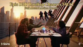 Epic D&D Rooftop Chaos vs SWAT | Full Absurd Action Parody | #onore #comedy