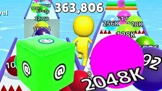 Ball Run 2048, Jelly Run, Push Harder 3D, Play | Satisfying Ball Games Hub LIVE 🔴 24/7