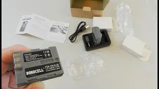 Bonacell battery kit for Nikon DSLR camera from Amazon