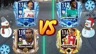 WHO IS THE BEST LW IN FIFA MOBILE 21| SON VS VINICIUS JR VS RONALDINHO VS GRIEZMANN FIFA MOBILE