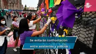 Gobierno apuesta por orden y paz en marchas del 8M