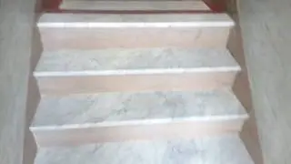 ABC Stone Inc. Marble Steps Replacement Service. Before & After Replacement