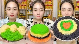 Rainbow Fish Roe ASMR Eating Sounds | Colorful Texture Mukbang #289