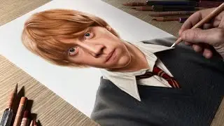 Drawing Ron Weasley &bull; Time Lapse