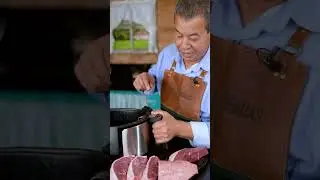 Colocar Carv&atilde;o na Airfryer d&aacute; Gosto de Churrasco? #shorts