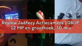 Review Jadfezy Actiecamera 1080P, 12 MP en groothoek, 30 m onderwatercamera met 2 x 900mAh batterije