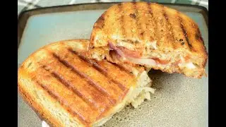 Tim Hortons Inspired Tuscan & Grilled Chicken Panini (Trying Hamilton Beach Panini Press)