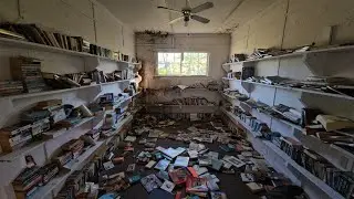 Old Western Town Full Of Stuff Left Behind