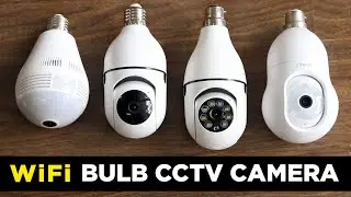 Best Wireless CCTV Camera for Home & Shop | Bulb Type WiFi cctv camera | Best CCTV Camera in India