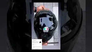Steelbird SBA 20 - Glossy Black - agv modified helmet #viralvideo #shorts #modified #automobile