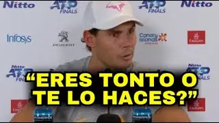 La Respuesta ENFADADA de Rafa Nadal a la Prensa Por Esta Pregunta | Nadal: 