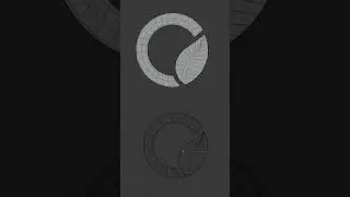 3d logo in blender #perfume #blender3dmodel #tumbler #3ddesign #3dmodel #fragrance #blender