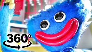 360 Video - Poppy Playtime Huggy Wuggy Full VR Game Part 1