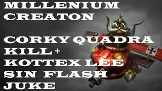 MIL Creaton Corky quadra kill + Kottenx leesin flash juke - MIL vs ROC - EU LCS Summer Split 2014