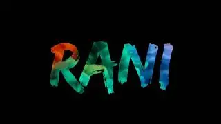 Trending Rani name logo fog effects by vle society sagar thakur