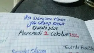 La derni&egrave;re minute jeu champ r&eacute;duit quint&eacute; plus jeudi 3 Octobre 2024