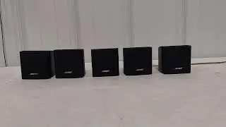 Bose Single Cube Satellite Surround Speakers