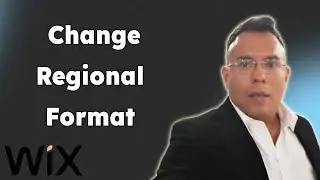 Как изменить региональный формат Wix Studio 2025