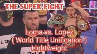 SCORPIO SPORTS TV: Loma vs. Lopez ( Super fight ) World Title Unification