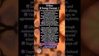 ‼️ 72-Hour General Energy Forecast 🔮 Predictive Messages for Every Zodiac Sign 👁️ #dailyhoroscope