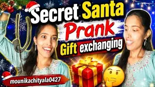 Secret Santa gift Packing or Prank.!!//Prank video//gift Packing//secret santa// mounikachityala0427