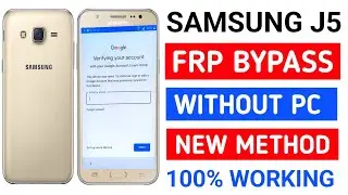 Samsung J5 (SM-J500F) FRP Unlock || Google Account Bypass 2023 (Without PC) @Rajdhani Tech Channel