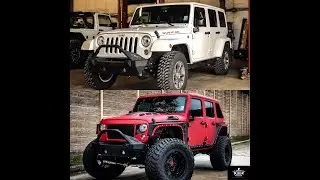 Jeep Wrangler JKU Rubicon Transformation To Red Kevlar