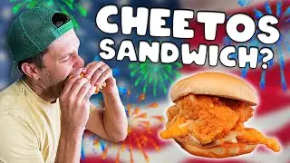 WE TRY KFC Cheetos Chicken Sandwich