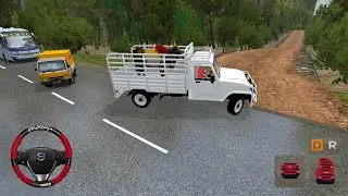 Mahindra Bolero Picup | Indian Traffic Off-road Driving Gameplay 😱 | Bus Simulator Indonesia Game