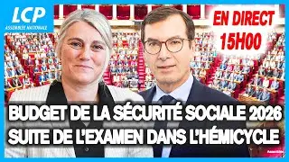 [DIRECT] Budget de la s&eacute;curit&eacute; sociale 2026 : suite de l'examen dans l'h&eacute;micycle - 05/11/2025
