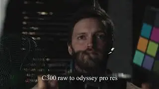 C300 Mark II RAW в Pro Res против выключенной внутренней резкости против Alexa