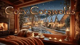 Winter Hygge | Cat, Fire, and Snowy Cotswolds