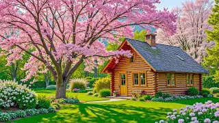 Прекрасное весеннее утро под звуки фортепиано и птиц 🌸 Успокаивающая музыка для релаксации