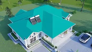 HOUSE DESIGN IDEA | 5 Bedroom House Plan | 19 x 18.5 Meters