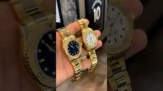 Discontinued yellow gold Rolex Yacht-Master duo #shorts #rolex #luxurywatches